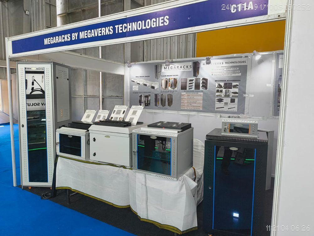 MEGARACKS by Megaverks Technologies stall at IITEX Expo Hall 1